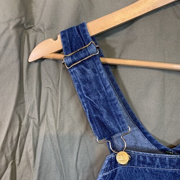 Key Imperial Vintage Denim Work Carpenter Farm Bib Overalls Men 46x30 USA - Picture 9 of 12